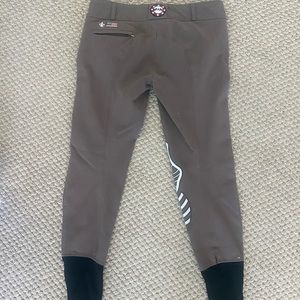 Equine Couture riding breeches taupe color